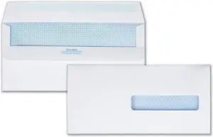 Healthcare Claim Form #10 1/2 Envelopes, 1 Window, CMS-1500, Self Seal, Privacy Security Tint, 4-1/2 x 9-1/2 Inches, 24 lb White, 500/Box (QUA21438) (Pack of 5) Healthcare Claim Form #10 1/2 Envelopes, 1 Window, CMS-1500, Self Seal, Privacy Security Tint, 4-1/2 x 9-1/2 Inches, 24 lb White, 500/Box (QUA21438) (Pack of 5)