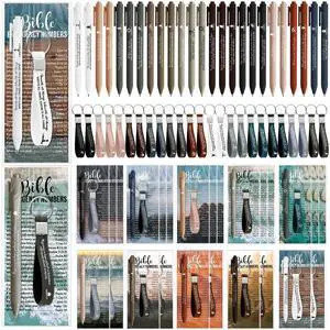 300 Pcs/100 Set Christian Gift Bulk Bible Verse Pen Keychain & Scripture Bookmark Back to School, Appreciation, Church Party Favors for Men Women Pastor VBS Sunday School Teacher Bible Study(English) 300 Pcs/100 Set Christian Gift Bulk Bible Verse Pen Keychain & Scripture Bookmark Back to School, Appreciation, Church Party Favors for Men Women Pastor VBS Sunday School Teacher Bible Study(English)