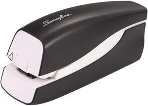 Electric Stapler, 20 Sheet Capacity, Portable, Full Strip, Plug In or Battery, Black (48200) Electric Stapler, 20 Sheet Capacity, Portable, Full Strip, Plug In or Battery, Black (48200)