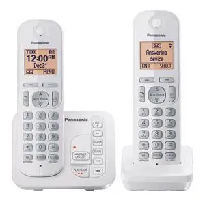 KX-TG7122SK DECT 6.0 Digital Answering System Caller ID Expandable Up to 6 Handsets Intercom Cordless Phone - 2 Handsets KX-TG7122SK DECT 6.0 Digital Answering System Caller ID Expandable Up to 6 Handsets Intercom Cordless Phone - 2 Handsets