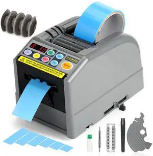 2026 Upgraded Ceramic Roller Tape Cutter Machine, Semi-Automatic Tape Dispenser (6-60mm Width, 5-999mm Length) for Shipping, Office, Craft & Home 2026 Upgraded Ceramic Roller Tape Cutter Machine, Semi-Automatic Tape Dispenser (6-60mm Width, 5-999mm Length) for Shipping, Office, Craft & Home