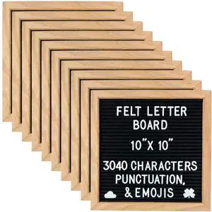 10"x10" Letter Board 10 Pack 10"x10" Letter Board 10 Pack