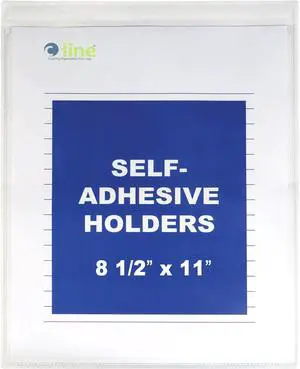Self-Adhesive Shop Ticket Holders, 8.5 x 11 Inches, Clear, 50 per Box (70911) (Pack of 5) Self-Adhesive Shop Ticket Holders, 8.5 x 11 Inches, Clear, 50 per Box (70911) (Pack of 5)