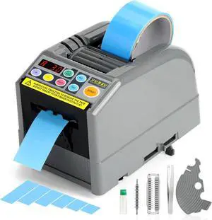 Ribbon Cutting Machine, Semi-Automatic Tape Dispenser, 6-60mm Width, 5-999mm Length, Ideal for Shipping, Schools, Restaurants, Business & Home Ribbon Cutting Machine, Semi-Automatic Tape Dispenser, 6-60mm Width, 5-999mm Length, Ideal for Shipping, Schools, Restaurants, Business & Home