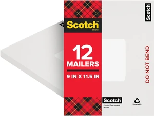 Photo/Document Mailer, 9 x 11.5 Inches, 12 count (7917) (Pack of 12) Photo/Document Mailer, 9 x 11.5 Inches, 12 count (7917) (Pack of 12)