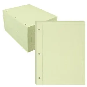 Graph Ruled Engineering Pad, Engineering Graph Paper Pad, 12 Pack, 5x5 Enclosed Grid, 8.5" x 11", 200 Sheets, 3 Hole Punched, Green Tinted Sheets, Made in USA Graph Ruled Engineering Pad, Engineering Graph Paper Pad, 12 Pack, 5x5 Enclosed Grid, 8.5" x 11", 200 Sheets, 3 Hole Punched, Green Tinted Sheets, Made in USA