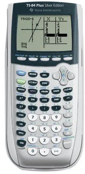 TI-84 Plus Silver Edition Graphing Calculator - Handles Calculus and Engineering - USB Technology - 21 Apps TI-84 Plus Silver Edition Graphing Calculator - Handles Calculus and Engineering - USB Technology - 21 Apps