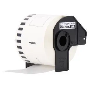 Genuine, DK-22053PK Continuous Paper Label Roll, Cut-to-Length Label, 2.4 x 100 Feet, (3) Rolls Per Box, White (DK22053PK) Genuine, DK-22053PK Continuous Paper Label Roll, Cut-to-Length Label, 2.4 x 100 Feet, (3) Rolls Per Box, White (DK22053PK)