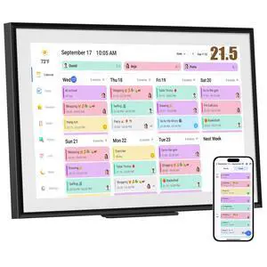 Smart Digital Calendar: 21.5-Inch Electronic Wall Calendars & Chore Chart, Full HD Interactive Touchscreen Display for Family Schedules Planner,Seamless Scheduling/Organizing-Wall/Desk Mountable-Black Smart Digital Calendar: 21.5-Inch Electronic Wall Calendars & Chore Chart, Full HD Interactive Touchscreen Display for Family Schedules Planner,Seamless Scheduling/Organizing-Wall/Desk Mountable-Black