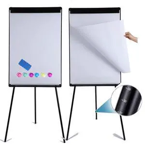Whiteboard Easel 36" x 24", 2 Pack Magnetic Dry Erase Easel on Tripod Stand | Height Adjustable 3' x 2' Magnetic Dry Erase Board on Tripod Stand, Includes Flip Chart Paper Pad,for Office Home & Classr Whiteboard Easel 36" x 24", 2 Pack Magnetic Dry Erase Easel on Tripod Stand | Height Adjustable 3' x 2' Magnetic Dry Erase Board on Tripod Stand, Includes Flip Chart Paper Pad,for Office Home & Classr