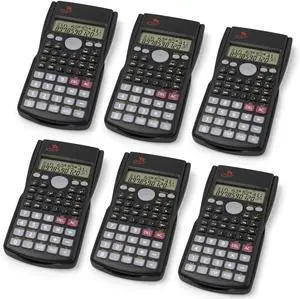 6-Pack SC-216 Non-Graphing Scientific Calculator, Middle/High School 6-Pack SC-216 Non-Graphing Scientific Calculator, Middle/High School