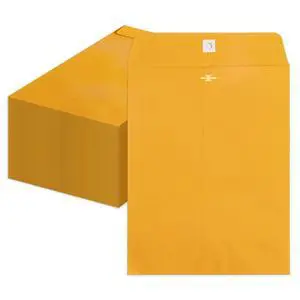 100 Pack 14x18 inch Clasp Envelopes | Large Manilla Envelopes, Clasp and Gummed Closures, For Mailing Legal-Sized Papers, Large Prints, Photographs, Posters 100 Pack 14x18 inch Clasp Envelopes | Large Manilla Envelopes, Clasp and Gummed Closures, For Mailing Legal-Sized Papers, Large Prints, Photographs, Posters