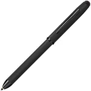 Tech3+ Refillable Multi-Function Ballpoint Pen with Stylus, Medium Ballpen and Pencil, Includes Premium Gift Box - Brushed Black Tech3+ Refillable Multi-Function Ballpoint Pen with Stylus, Medium Ballpen and Pencil, Includes Premium Gift Box - Brushed Black