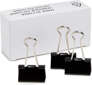 Sturdy Binder Clips for Office Use, 96 Count, Medium, 1.25 in, Black (Pack of 12) Sturdy Binder Clips for Office Use, 96 Count, Medium, 1.25 in, Black (Pack of 12)