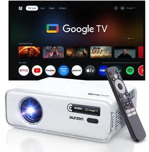 EAZZE D1G 4K Supported Google TV Smart Projector w/ WiFi & Bluetooth | All Top Apps, Native 1080P, Auto Focus & Keystone, DoIby Audio, Zoom, Portable Mini Projector for Home & Outdoor Movie Use EAZZE D1G 4K Supported Google TV Smart Projector w/ WiFi & Bluetooth | All Top Apps, Native 1080P, Auto Focus & Keystone, DoIby Audio, Zoom, Portable Mini Projector for Home & Outdoor Movie Use