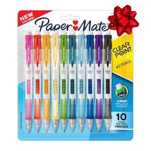 Clearpoint Mechanical Pencils, 0.7mm HB #2 Pencil Lead, 2 Pencils, Assorted Fashion Barrel Colors, 60 Count - Back to School Essentials, Note-Taking, Teacher Supplies, Pack of 6 Clearpoint Mechanical Pencils, 0.7mm HB #2 Pencil Lead, 2 Pencils, Assorted Fashion Barrel Colors, 60 Count - Back to School Essentials, Note-Taking, Teacher Supplies, Pack of 6