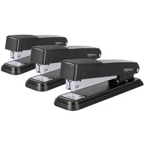 Full-Strip Desktop Stapler, 20 Sheet Capacity, Non-Slip, Black, 12-Pack Full-Strip Desktop Stapler, 20 Sheet Capacity, Non-Slip, Black, 12-Pack