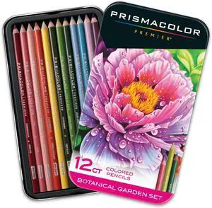 Premier Colored Pencils,Soft Core,Botanical Garden Set,- Adult Coloring,Drawing,Creative,Art Supplies,12 Count (Pack of 12) Premier Colored Pencils,Soft Core,Botanical Garden Set,- Adult Coloring,Drawing,Creative,Art Supplies,12 Count (Pack of 12)