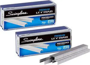 Staples,S.F. 4,Premium for Desktop Staplers,1/4" Length,210/Strip,5000/Box (35450),2 Count (Pack of 10) Staples,S.F. 4,Premium for Desktop Staplers,1/4" Length,210/Strip,5000/Box (35450),2 Count (Pack of 10)