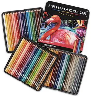 Premier Colored Pencils, Soft Core, Assorted Colors, 72 Count - Durable, Vibrant, Ultra-Smooth, Adult Coloring, Drawing, Sketching, Arts & Crafts Premier Colored Pencils, Soft Core, Assorted Colors, 72 Count - Durable, Vibrant, Ultra-Smooth, Adult Coloring, Drawing, Sketching, Arts & Crafts