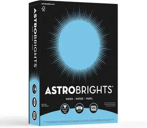 Astrobrights 30% Recycled Bright Color Paper,8 1/2in x 11in,24 Lb,FSC Certified,Lunar Blue,Ream Of 500 Sheets,21528,(Pack of 5) Astrobrights 30% Recycled Bright Color Paper,8 1/2in x 11in,24 Lb,FSC Certified,Lunar Blue,Ream Of 500 Sheets,21528,(Pack of 5)
