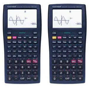 Scientific Calculators with Graphic Functions, Graphing Calculators with Multiple Modes, Scientific Calculators for Students, High School or College Courses, 2 Pack, CS-121 Scientific Calculators with Graphic Functions, Graphing Calculators with Multiple Modes, Scientific Calculators for Students, High School or College Courses, 2 Pack, CS-121