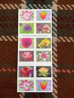 US Stamps 2021 Garden Beauty 5 Sheets of 20 US Stamps 2021 Garden Beauty 5 Sheets of 20