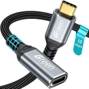 USB C Extension Cable 10ft, 20Gbps/4K@60Hz, Video Heavy Duty USB3.2 Gen2 Extender Male to Female Full Function Ultra-High Speed Transfer USB Type C Extender 240W Fast Charging Cable USB C Extension Cable 10ft, 20Gbps/4K@60Hz, Video Heavy Duty USB3.2 Gen2 Extender Male to Female Full Function Ultra-High Speed Transfer USB Type C Extender 240W Fast Charging Cable