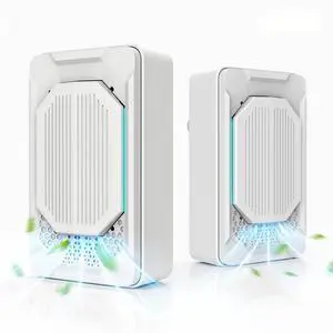 Air Purifiers for Home Pets (2 Pack), Air Ionizers Plug In for Bedroom, Office & Kitchen, Portable Quiet Odor Reducer for Pets, Smoke, Dust & Pollen, Air Freshener, Easy to Use, Low Noise Air Purifiers for Home Pets (2 Pack), Air Ionizers Plug In for Bedroom, Office & Kitchen, Portable Quiet Odor Reducer for Pets, Smoke, Dust & Pollen, Air Freshener, Easy to Use, Low Noise