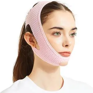 Chin Strap for Sleeping, Chin Strap for CPAP Users, Jaw Strap for Sleep Apnea, Adjustable & Breathable Chin Strap, Anti Snoring Devices,Snore Stopper for Men and Women, (Pink/M) Chin Strap for Sleeping, Chin Strap for CPAP Users, Jaw Strap for Sleep Apnea, Adjustable & Breathable Chin Strap, Anti Snoring Devices,Snore Stopper for Men and Women, (Pink/M)