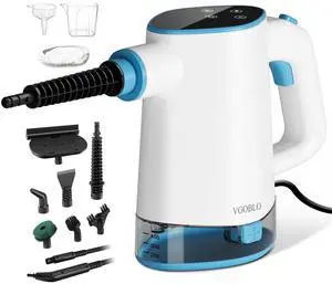 Steam Cleaner, 15s Fast Heat-Up & 500ml Removable Large Water Tank, Pressurized Handheld Steam Cleaner for Home, Multi-Surface Steamer for Cleaning Kitchen, Bathroom, Car, Floor, Furniture Steam Cleaner, 15s Fast Heat-Up & 500ml Removable Large Water Tank, Pressurized Handheld Steam Cleaner for Home, Multi-Surface Steamer for Cleaning Kitchen, Bathroom, Car, Floor, Furniture