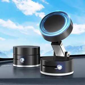 Vacuum Magnetic Car Phone Holder,360° Magnetic Suction Cup Phone Mount,Foldable Strong Magnetic Cell Phone Holder Stand for Car/Gym/Mirror/Kitchen/Smooth Surface,for Mag Safe for All Smartphones Vacuum Magnetic Car Phone Holder,360° Magnetic Suction Cup Phone Mount,Foldable Strong Magnetic Cell Phone Holder Stand for Car/Gym/Mirror/Kitchen/Smooth Surface,for Mag Safe for All Smartphones