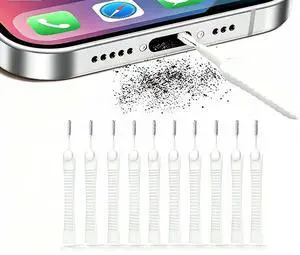 10 Pack Phone Charge Port Cleaning Tool kit,Anti-Clogging Mini Brushes Cleaner for iPhone 17 Pro Max Speaker and Receiver, Multifunctional Cleaning Tool Compatible with AirPods 4,Tablet Camera Etc 10 Pack Phone Charge Port Cleaning Tool kit,Anti-Clogging Mini Brushes Cleaner for iPhone 17 Pro Max Speaker and Receiver, Multifunctional Cleaning Tool Compatible with AirPods 4,Tablet Camera Etc