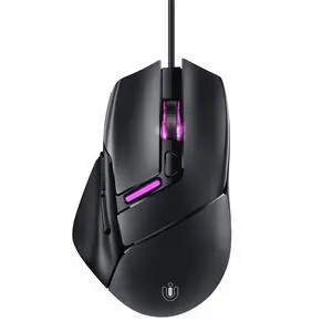 Ergonomic Wired Gaming Mouse, RGB Programmable Mouse with 6 Macro Buttons, 7200 DPI Adjustable, Silent Click USB-A Computer Mouse for PC Gamer, Windows, Mac, Laptop Ergonomic Wired Gaming Mouse, RGB Programmable Mouse with 6 Macro Buttons, 7200 DPI Adjustable, Silent Click USB-A Computer Mouse for PC Gamer, Windows, Mac, Laptop