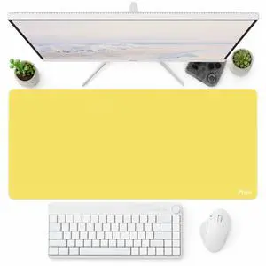 Wave Mouse Pads - 35.4 x 15.7 inch 2X-Large Yellow Mousepad for Gaming, Office, Desktop Anti-Slip Waterproof Washable Computer Desk Mat Wave Mouse Pads - 35.4 x 15.7 inch 2X-Large Yellow Mousepad for Gaming, Office, Desktop Anti-Slip Waterproof Washable Computer Desk Mat