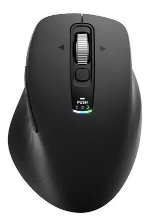 Wireless Bluetooth Mouse, Multi-Device Ergonomic Mouse with 5 Programmable Buttons, 4-Way Metal Scroll Wheel,4800 DPI Adjustable, 18-Month Battery Life, Silent Click, for Laptop, PC, Mac - Black Wireless Bluetooth Mouse, Multi-Device Ergonomic Mouse with 5 Programmable Buttons, 4-Way Metal Scroll Wheel,4800 DPI Adjustable, 18-Month Battery Life, Silent Click, for Laptop, PC, Mac - Black