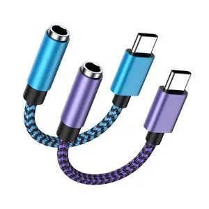 USB C to 3.5mm Headphone Jack Adapter USBC to Audio Aux Cord Dongle Adapter USB C to 3.5mm Headphone Jack Adapter USBC to Audio Aux Cord Dongle Adapter