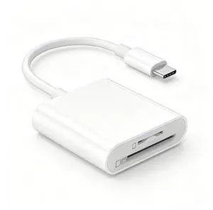 USB C SD Card Reader, Type C SD Card Reader, Supports SD and Micro SD Memory Card Adapters for iPhone 15 16 17/iPad/MacBook/Mac, Trail Camera Viewer Plug and Play -2 Slots USB C SD Card Reader, Type C SD Card Reader, Supports SD and Micro SD Memory Card Adapters for iPhone 15 16 17/iPad/MacBook/Mac, Trail Camera Viewer Plug and Play -2 Slots