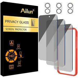 Privacy Screen Protector+Camera Lens Protector for iPhone 16, 3+3Pack Privacy Screen Protector+Camera Lens Protector for iPhone 16, 3+3Pack
