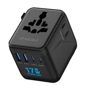 Pro Universal Travel Adapter 2 USB-C 2 USB-A Cover 200+ Countries Pro Universal Travel Adapter 2 USB-C 2 USB-A Cover 200+ Countries