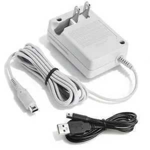 3DS Charger for Nintendo 3DS/ DSi/DSi XL/ 2DS/ 2DS XL/New 3DS 100-240V Wall Plug Adapter 3DS Charger for Nintendo 3DS/ DSi/DSi XL/ 2DS/ 2DS XL/New 3DS 100-240V Wall Plug Adapter