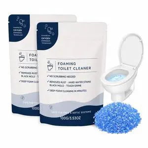 Restorabowl Foaming Toilet Cleaner Powder, Toilet Bowl Cleaner & Stain Remover, No Scrubbing Required Deep Cleaning Foam, Removes Hard Water Stains Tough Grime(2pcs) Restorabowl Foaming Toilet Cleaner Powder, Toilet Bowl Cleaner & Stain Remover, No Scrubbing Required Deep Cleaning Foam, Removes Hard Water Stains Tough Grime(2pcs)