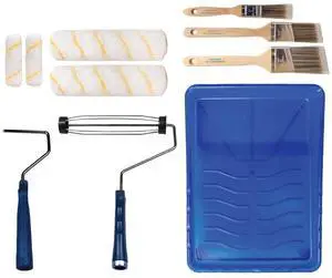 Paint Roller Kit, Brush & Roller,10 Piece Set, Wall Painting Naps for Professionals & Homeowners - All Paints & Stains, Washable, Reusable, Easy to Clean, Superior Absorbency. Paint Roller Kit, Brush & Roller,10 Piece Set, Wall Painting Naps for Professionals & Homeowners - All Paints & Stains, Washable, Reusable, Easy to Clean, Superior Absorbency.