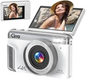 Native 4K Digital Camera Real 21MP CMOS 64MP Images| 3" Flip Screen Vlogging Camera with Built-in Microphone | 16 Retro Filters | Macro & Wide-Angle Lens Support | 32GB&OTG Included Native 4K Digital Camera Real 21MP CMOS 64MP Images| 3" Flip Screen Vlogging Camera with Built-in Microphone | 16 Retro Filters | Macro & Wide-Angle Lens Support | 32GB&OTG Included
