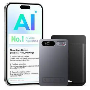 AI Voice Recorder,Unlimited Transcribe & Summarize,App Control,AI Note Taking Recording Device w/Case,Supports 152 Languages,Magsafe Voice Recorder for Calls,Meetings,Lectures,Interview,Gray AI Voice Recorder,Unlimited Transcribe & Summarize,App Control,AI Note Taking Recording Device w/Case,Supports 152 Languages,Magsafe Voice Recorder for Calls,Meetings,Lectures,Interview,Gray