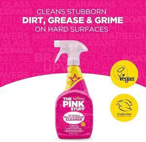 Stardrops The Pink Stuff Miracle Multi-Purpose Cleaner Spray, 25 Fl Oz | Sparkling Clean Streak-Free Tough on Grease & Grime Stardrops The Pink Stuff Miracle Multi-Purpose Cleaner Spray, 25 Fl Oz | Sparkling Clean Streak-Free Tough on Grease & Grime