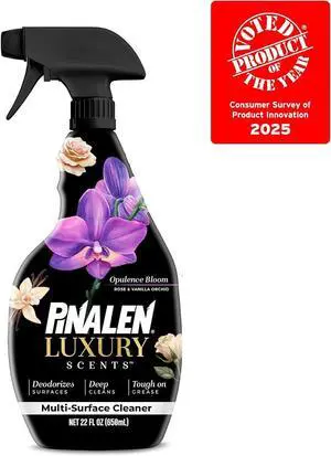 PINALEN Luxury Multipurpose Cleaning Spray - Opulence Bloom - 22 fl oz | All Purpose Cleaner for Kitchen, Bathroom & Surfaces PINALEN Luxury Multipurpose Cleaning Spray - Opulence Bloom - 22 fl oz | All Purpose Cleaner for Kitchen, Bathroom & Surfaces