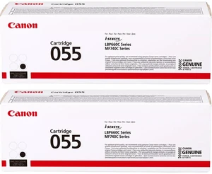 Genuine 055 Black Toner Cartridge 2-Pack Genuine 055 Black Toner Cartridge 2-Pack