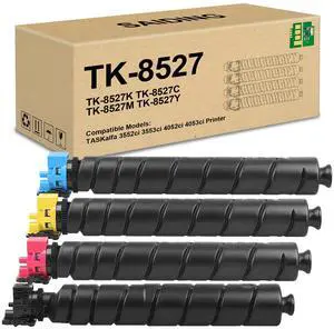 TK-8527 TK8527 TK 8527 Toner Cartridge TK-8527K TK-8527C TK-8527M TK-8527Y Compatible for Kyocera TASKalfa 3552ci 3553ci 4052ci 4053ci Printer(4 Pack,BK/C/M/Y) TK-8527 TK8527 TK 8527 Toner Cartridge TK-8527K TK-8527C TK-8527M TK-8527Y Compatible for Kyocera TASKalfa 3552ci 3553ci 4052ci 4053ci Printer(4 Pack,BK/C/M/Y)