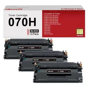 070H Black High Yield Toner Cartridge CRG-070H 070 H with Chip 3-Pack | Toner Cartridge CRG070H Replacement for Canon 070H Toner Cartridge for imageCLASS MF465dw MF462dw LBP247dw LBP246dw Printer 070H Black High Yield Toner Cartridge CRG-070H 070 H with Chip 3-Pack | Toner Cartridge CRG070H Replacement for Canon 070H Toner Cartridge for imageCLASS MF465dw MF462dw LBP247dw LBP246dw Printer